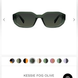 NWOT Meller “Kessie” sunglasses in Fog Olive